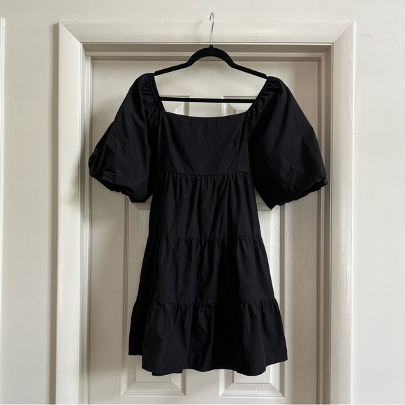 FAITHFULL THE BRAND eryn mini dress black small - Picture 7 of 10